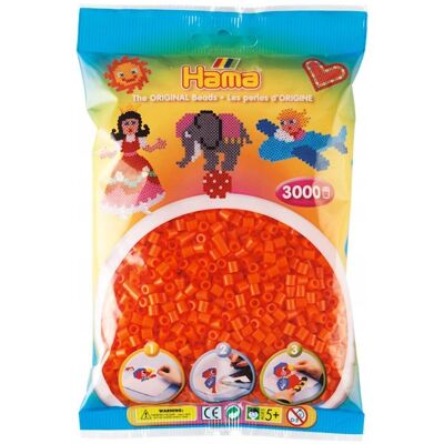 Toymax HAMA MIDI - KORALIKI 3000 SZT. pomarańcz Toymax HAMA MIDI - KORALIKI 3000 SZT. pomarańcz