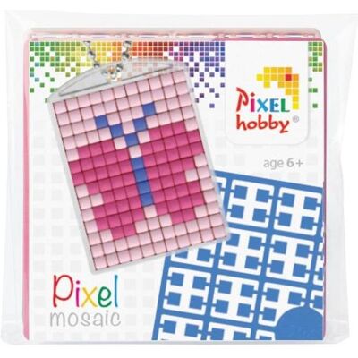Magni Pixel P23009 Mosaik Medaillon Schmetterling, Schlüsselanhänger für Kinder zum Selbstgestalten, kinde Magni Pixel P23009 Mosaik Medaillon Schmetterling, Schlüsselanhänger für Kinder zum Selbstgestalten, kinde