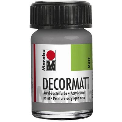 Marabu, Künstlerfarbe + Bastelfarbe, Decormatt Acryl hellgrau (15 ml) Marabu, Künstlerfarbe + Bastelfarbe, Decormatt Acryl hellgrau (15 ml)