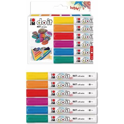 MARABU Acrylmarkierer DO IT Craftmarker - Set aus 6 MARABU Acrylmarkierer DO IT Craftmarker - Set aus 6