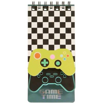 Idena, Heft + Block, Gaming - Spiralnotizblock - ca. 10 x 21 cm (10 x 21 cm) Idena, Heft + Block, Gaming - Spiralnotizblock - ca. 10 x 21 cm (10 x 21 cm)