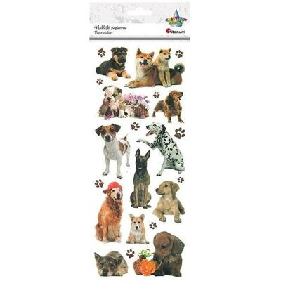 Titanum, Sticker, Hunde-Papieraufkleber Titanum, Sticker, Hunde-Papieraufkleber