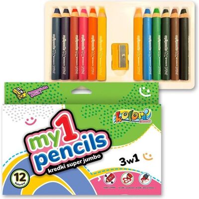 Penmate, Malstifte, Kolori-Buntstifte Meine ersten Buntstifte 12 Farben (12x) Penmate, Malstifte, Kolori-Buntstifte Meine ersten Buntstifte 12 Farben (12x)