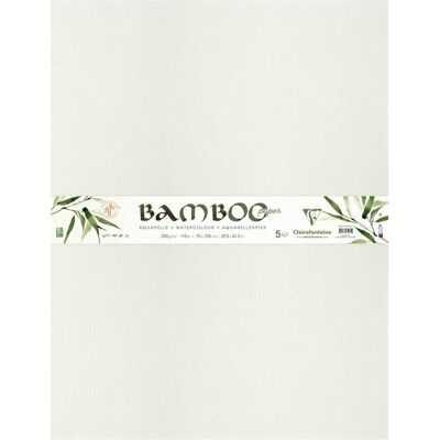 Clairefontaine, Bastelpapier, 5 Bögen Bambuspapier (250 g/m²) Clairefontaine, Bastelpapier, 5 Bögen Bambuspapier (250 g/m²)