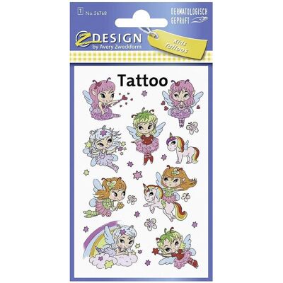 10x Avery, Sticker, Kinder Tattoos "Dino" 56772 (9 Sticker) 10x Avery, Sticker, Kinder Tattoos "Dino" 56772 (9 Sticker)