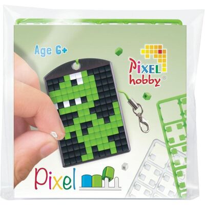 Pixelhobby Pixel Medaillon-Set Dino Pixelhobby Pixel Medaillon-Set Dino