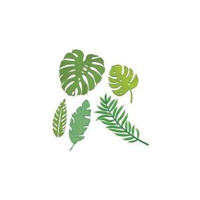 Dalprint Set mit 5 exotischen Blätter-Stanzformen Dalprint Set mit 5 exotischen Blätter-Stanzformen