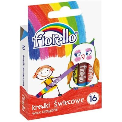 Fiorello, Malstifte, Wachsmalstifte 16 Farben (16x) Fiorello, Malstifte, Wachsmalstifte 16 Farben (16x)