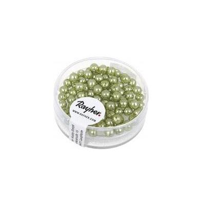 Rayher Renaissance Glaswachsperlen, 4mm ø, jade, 85 St Rayher Renaissance Glaswachsperlen, 4mm ø, jade, 85 St