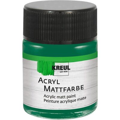 Kreul, Künstlerfarbe + Bastelfarbe, Acryl Mattfarbe Moosgrün 50ml (50 ml) Kreul, Künstlerfarbe + Bastelfarbe, Acryl Mattfarbe Moosgrün 50ml (50 ml)