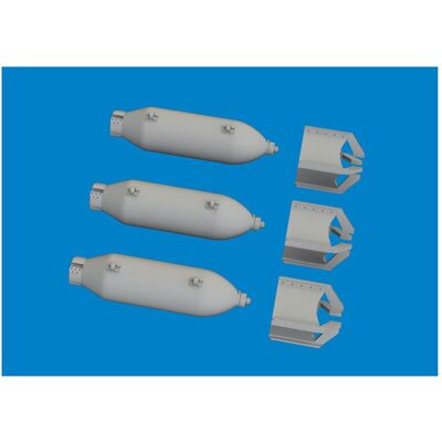 Eduard P-40 100lb M30 US bombs PRINT Eduard P-40 100lb M30 US bombs PRINT