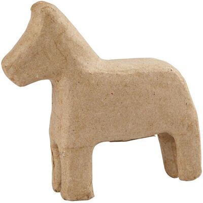 Magni Deko Pferd 14cm Pappmaché natur Magni Deko Pferd 14cm Pappmaché natur