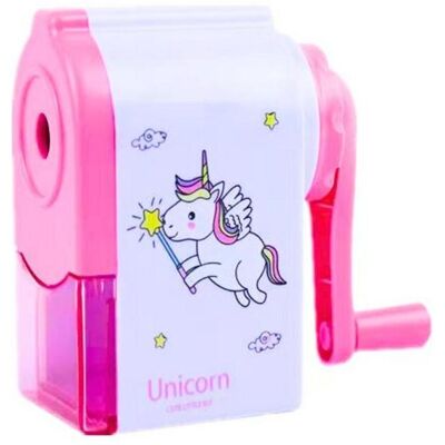 Lean Toys, Spitzer, Leantoys Gebogener Einhorn-Bleistiftspitzer Pink Lean Toys, Spitzer, Leantoys Gebogener Einhorn-Bleistiftspitzer Pink
