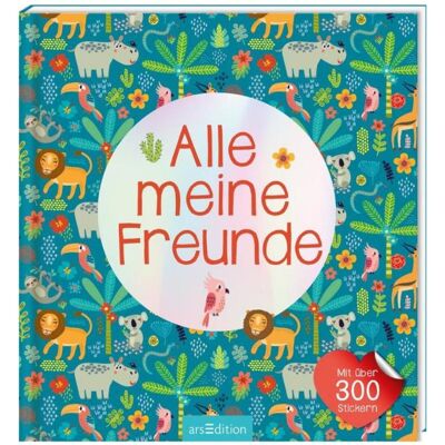 Ars Edition, Sticker, Freundebuch - Dschungel (300 Sticker) Ars Edition, Sticker, Freundebuch - Dschungel (300 Sticker)