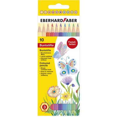 Faber-Castell, Malstifte, Buntstifte COLORi sechskant pastell 10er (10x) Faber-Castell, Malstifte, Buntstifte COLORi sechskant pastell 10er (10x)