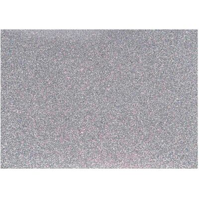 CC Hobby Silber Glitzer Bügel-Folie - Textil Dekoration - A5 CC Hobby Silber Glitzer Bügel-Folie - Textil Dekoration - A5