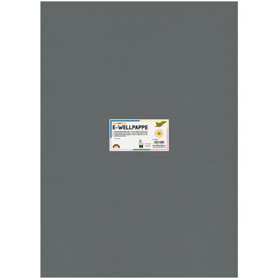 Magni, Bastelpapier, Wellpappe gerollt 50x70cm grau (1x) Magni, Bastelpapier, Wellpappe gerollt 50x70cm grau (1x)