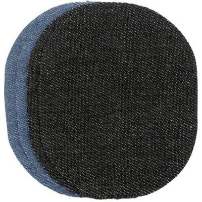 Glorex Bügelflicken, Applikationen, Schwarz, Blau Glorex Bügelflicken, Applikationen, Schwarz, Blau