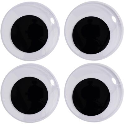 Glorex Wackelaugen selbstklebend, Ø 35 mm, 4 Stück Glorex Wackelaugen selbstklebend, Ø 35 mm, 4 Stück