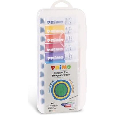 Primo, Künstlerfarbe + Bastelfarbe, 10er-Pack 18ml Farben Temperatuben (18 ml) Primo, Künstlerfarbe + Bastelfarbe, 10er-Pack 18ml Farben Temperatuben (18 ml)