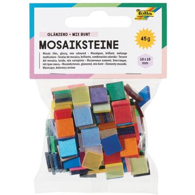 Folia Mosaiksteine GLÄNZEND, 45g, 10x10mm Folia Mosaiksteine GLÄNZEND, 45g, 10x10mm
