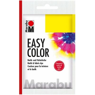 Marabu, Künstlerfarbe + Bastelfarbe, Batik- und F„rbefarbe "EasyColor", 25 g, scharlachrot Marabu, Künstlerfarbe + Bastelfarbe, Batik- und F„rbefarbe "EasyColor", 25 g, scharlachrot
