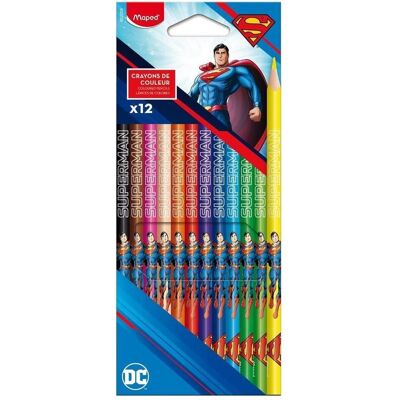 Maped, Malstifte, Superman Buntstifte 12 Farben (12x) Maped, Malstifte, Superman Buntstifte 12 Farben (12x)