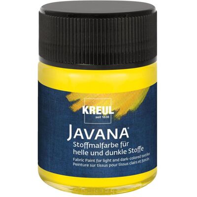 Kreul, Künstlerfarbe + Bastelfarbe, Textilfarbe JAVANA "Opak", gelb, 50 ml (50 ml) Kreul, Künstlerfarbe + Bastelfarbe, Textilfarbe JAVANA "Opak", gelb, 50 ml (50 ml)