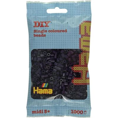 Hama Perlen Midi - Aubergine 1000 Perlen Hama Perlen Midi - Aubergine 1000 Perlen