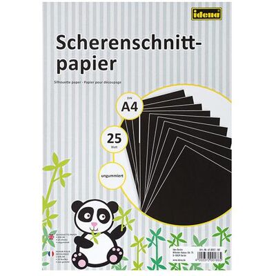 Idena, Bastelpapier, Scherenschnittpap. A4 25 Blatt ungum. 80g (80 g/m², 25x) Idena, Bastelpapier, Scherenschnittpap. A4 25 Blatt ungum. 80g (80 g/m², 25x)