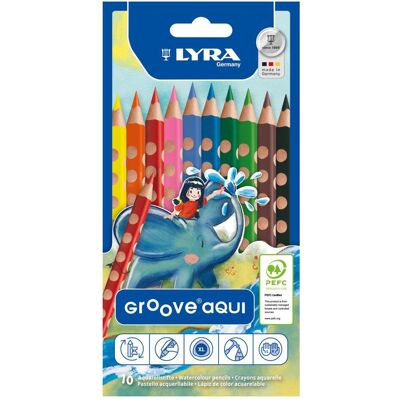 Lyra, Marker, Farbstiftetui 10ST Groove Jumbo sort. (10x) Lyra, Marker, Farbstiftetui 10ST Groove Jumbo sort. (10x)