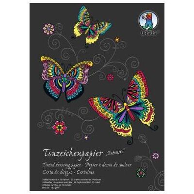 Ursus, Bastelpapier, Tonzeichenpapier-Block A4 2134699SE 130g, intensiv 20 Blatt (130 g/m², 20x) Ursus, Bastelpapier, Tonzeichenpapier-Block A4 2134699SE 130g, intensiv 20 Blatt (130 g/m², 20x)