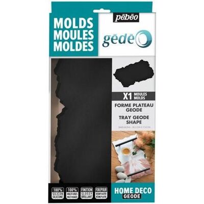 Pebeo Gedeo - Geode Tray - 32x18 cm - Silikonform Pebeo Gedeo - Geode Tray - 32x18 cm - Silikonform