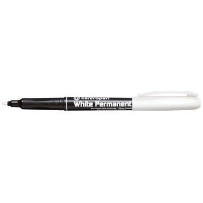 Centropen, Marker, Filzstift 2686, weiss, 10stk, 1.2mm, auf Wasserbasis, Preis pro Stück (10x) Centropen, Marker, Filzstift 2686, weiss, 10stk, 1.2mm, auf Wasserbasis, Preis pro Stück (10x)