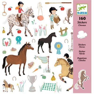Djeco, Sticker, Sticker Pferde (160 Sticker) Djeco, Sticker, Sticker Pferde (160 Sticker)