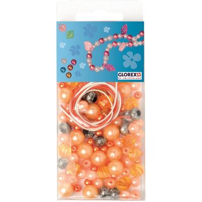 Glorex Perlen-Set orange sortiert Glorex Perlen-Set orange sortiert