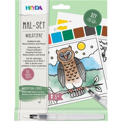 Heyda Set de peinture - Animaux de la forêt Heyda Set de peinture - Animaux de la forêt
