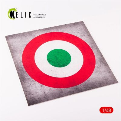 Kelik Italy Roundel - Acrylic 3 mm (240 x 240 mm) (190g) (1/72 - 1/48) Kelik Italy Roundel - Acrylic 3 mm (240 x 240 mm) (190g) (1/72 - 1/48)