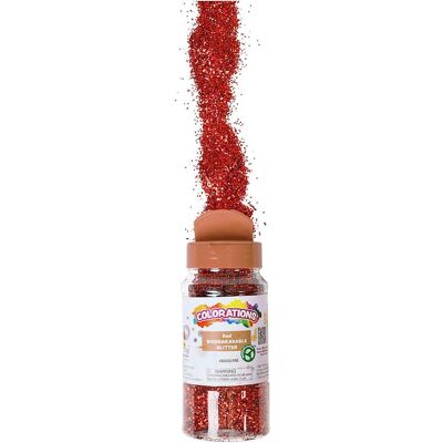 Colorations - Biologisch abbaubarer Glitzer - Rot, 113 Gramm Colorations - Biologisch abbaubarer Glitzer - Rot, 113 Gramm