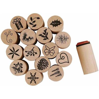 Creativ Company, Stempel, Deco Art Stempeln Weihnachten, 15 Stk. Creativ Company, Stempel, Deco Art Stempeln Weihnachten, 15 Stk.