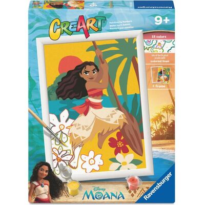 Ravensburger CreArt - Malen nach Zahlen - Moanas Abenteuer Ravensburger CreArt - Malen nach Zahlen - Moanas Abenteuer