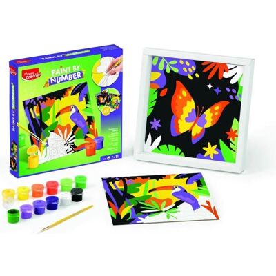 Maped Creative Malen-nach-Zahlen Set - Tukán & Schmetterling - Kinderkunstset Maped Creative Malen-nach-Zahlen Set - Tukán & Schmetterling - Kinderkunstset