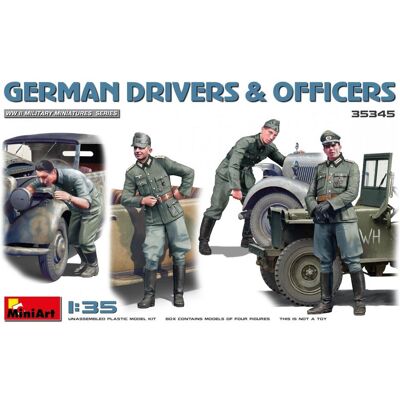 Mini Art Deutsche Fahrer & Offiziere 1:35 - Modellfiguren Mini Art Deutsche Fahrer & Offiziere 1:35 - Modellfiguren
