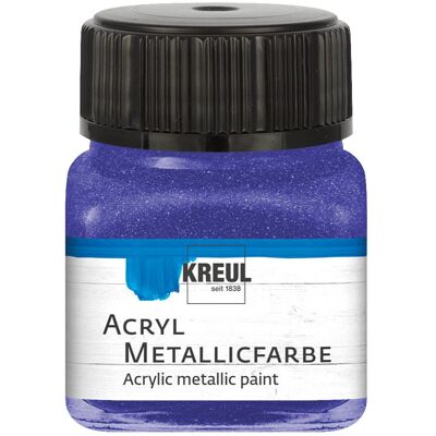 Kreul, Künstlerfarbe + Bastelfarbe, Acryl Metallicfarbe, cremig deckend, 20 ml (20 ml) Kreul, Künstlerfarbe + Bastelfarbe, Acryl Metallicfarbe, cremig deckend, 20 ml (20 ml)