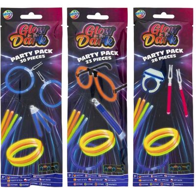 Grafix Glow in The Dark Sticks Party Pack, 30 Stück. Grafix Glow in The Dark Sticks Party Pack, 30 Stück.