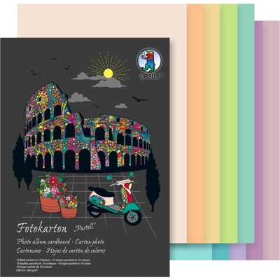 Ursus, Bastelpapier, Fotokarton 300 g/m2 Pastell (300 g/m², 1x) Ursus, Bastelpapier, Fotokarton 300 g/m2 Pastell (300 g/m², 1x)