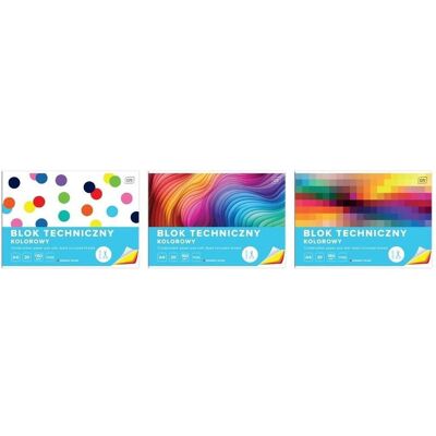 Interdruk, Bastelpapier, Technischer Block A4 20k weiss (180 g/m², 1x) Interdruk, Bastelpapier, Technischer Block A4 20k weiss (180 g/m², 1x)