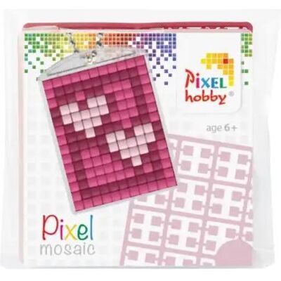 Magni Pixel Schlüsselring Set 2 Herzen Magni Pixel Schlüsselring Set 2 Herzen