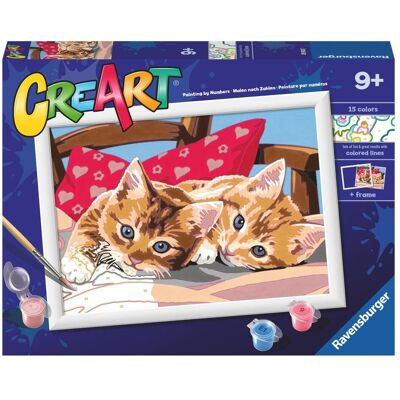 Ravensburger CreArt Two Cuddly Cats Ravensburger CreArt Two Cuddly Cats