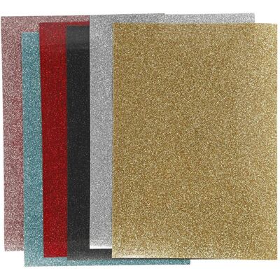 Creativ Company, Bastelpapier, Bügelfolie in verschiedenen Farben, 6 Blatt (1x) Creativ Company, Bastelpapier, Bügelfolie in verschiedenen Farben, 6 Blatt (1x)